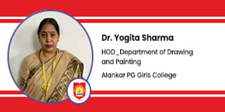 Alankar PG Girls College, Jaipur, HOD - Department of Drawing and Painting:  Dr. Yogita Sharma Interview